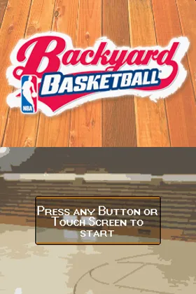 Backyard Basketball (USA) screen shot title